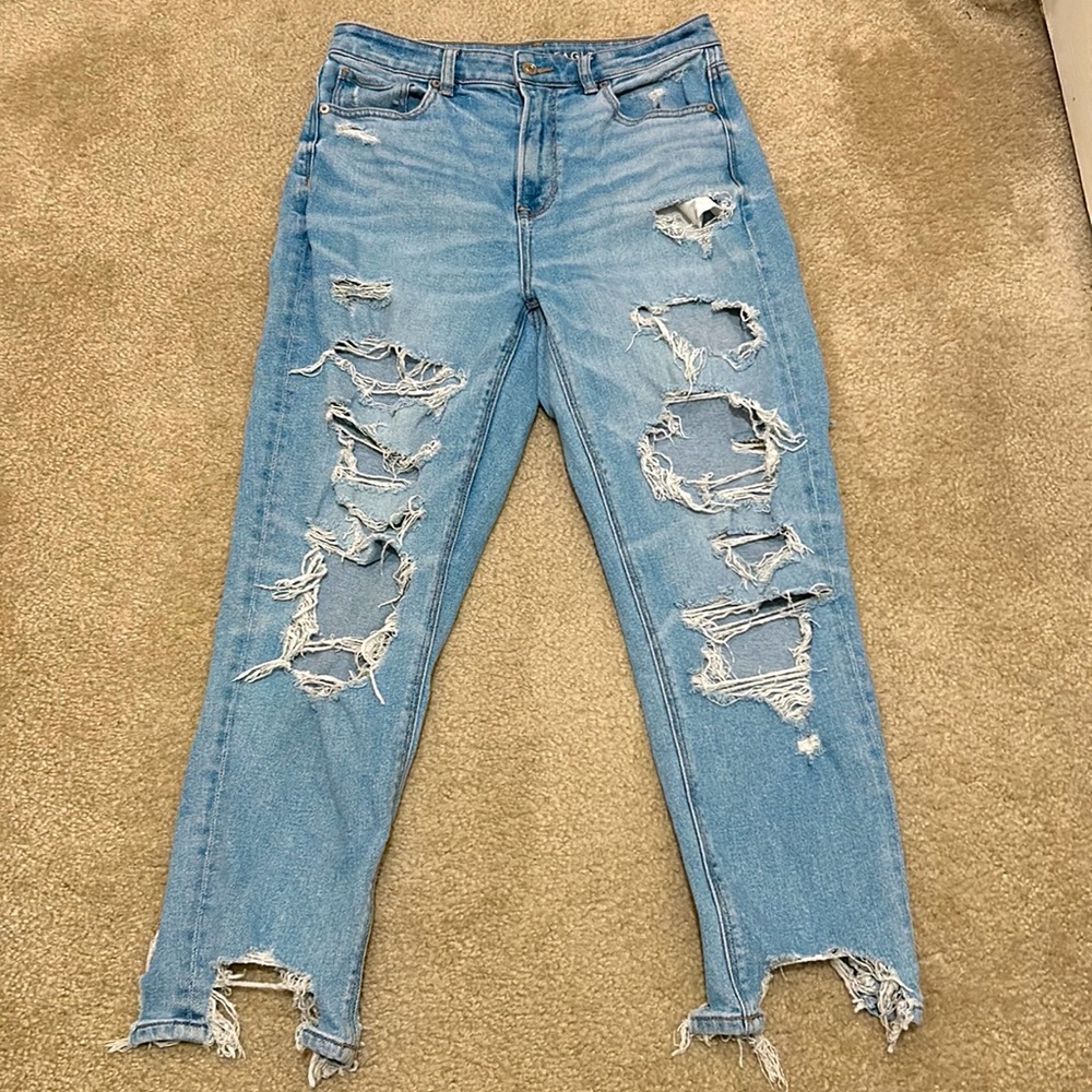 American Eagle Outfitters - Distressed Mom Jeans